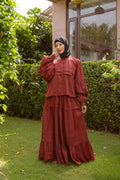 Brick Noor Coord Set - Free Size