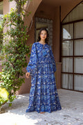Indigo Gul Maxi Dress - Free Size