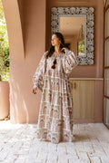 Ivory Gul Maxi Dress - Free Size