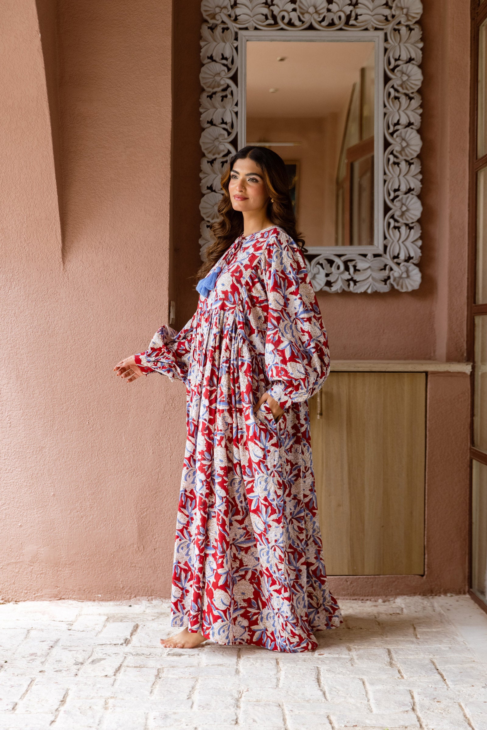 Crimson Gul Maxi Dress - image 3
