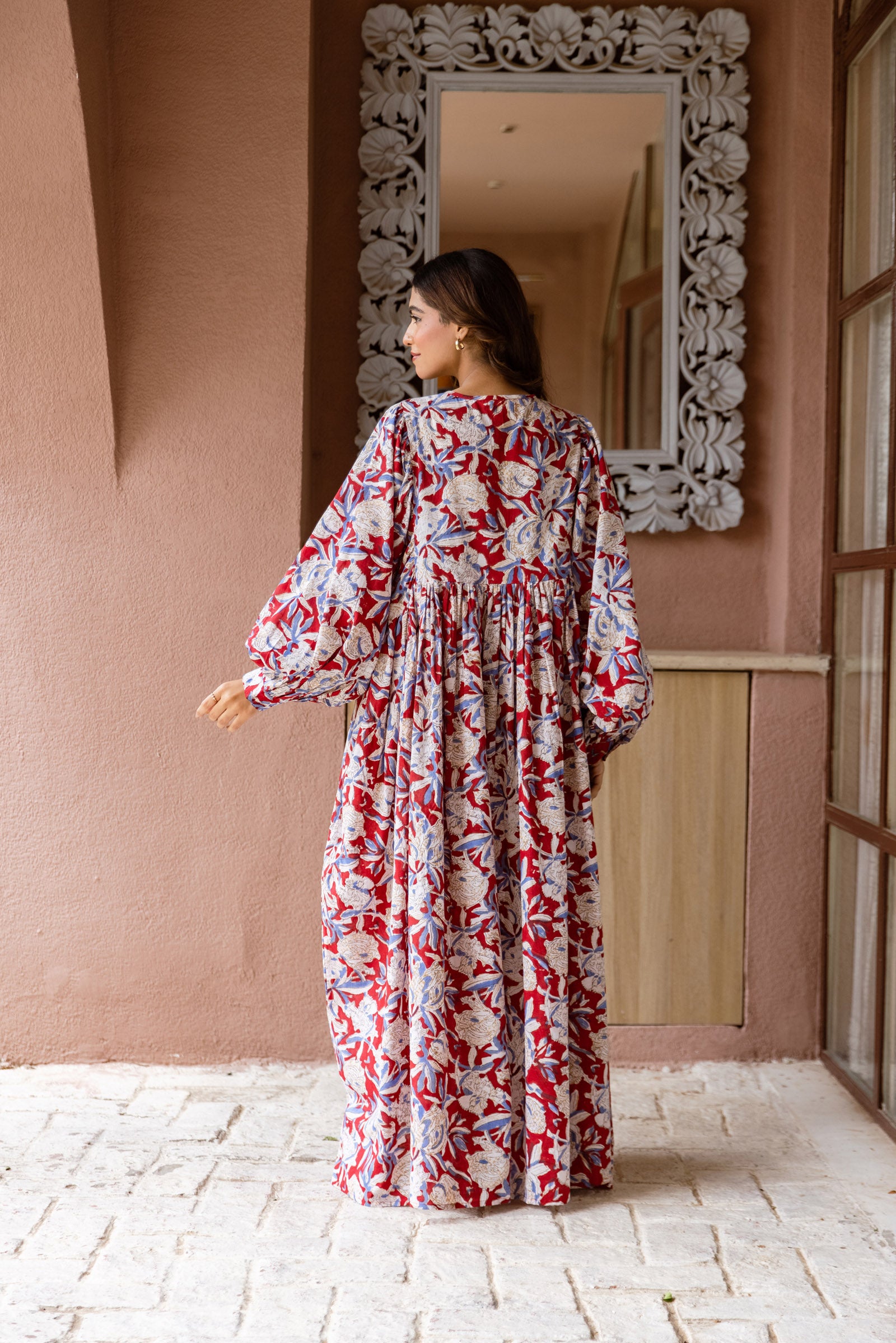 Crimson Gul Maxi Dress - image 6