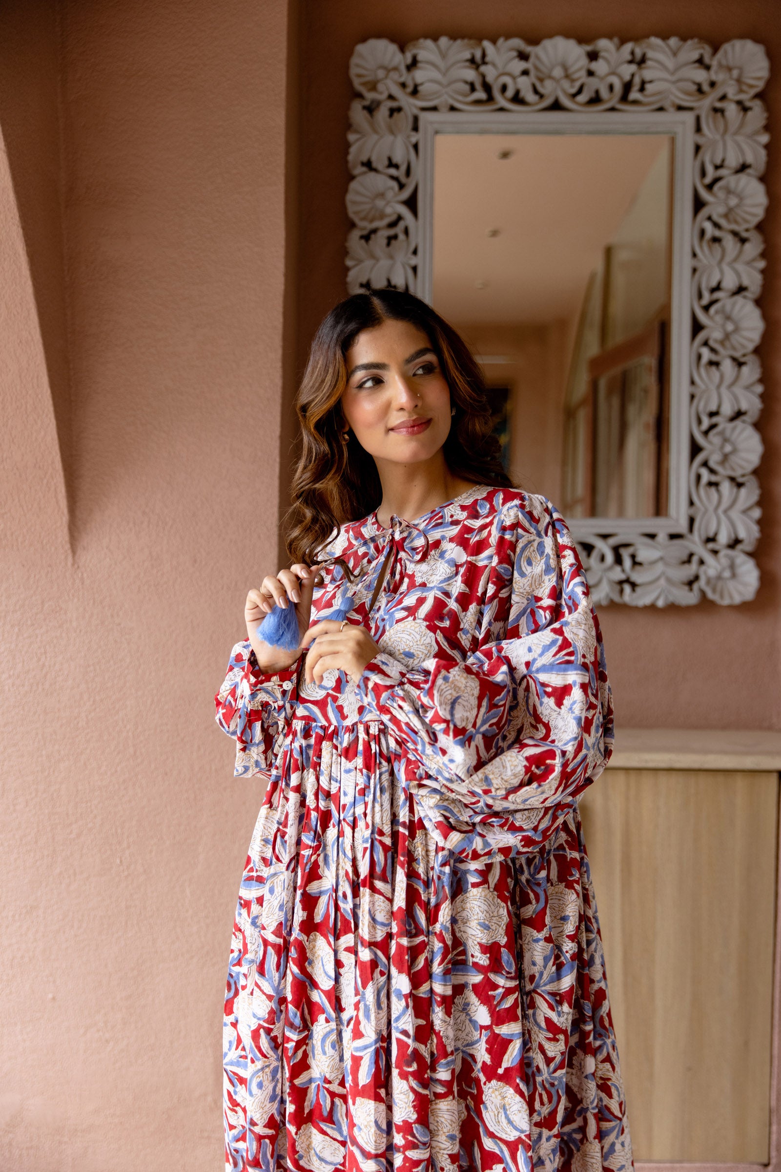 Crimson Gul Maxi Dress - image 4