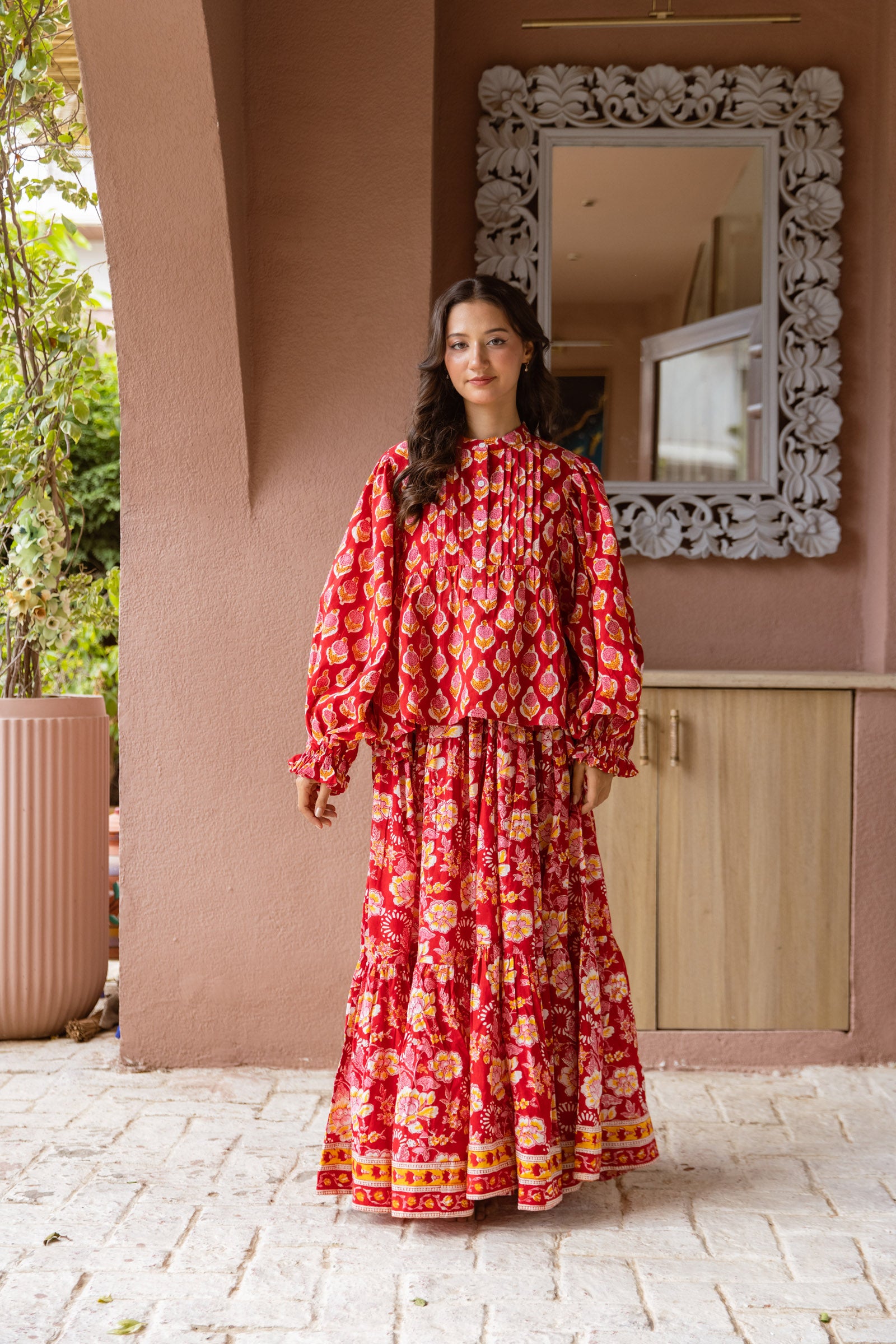 Ruby Zara Coord Set - Free Size