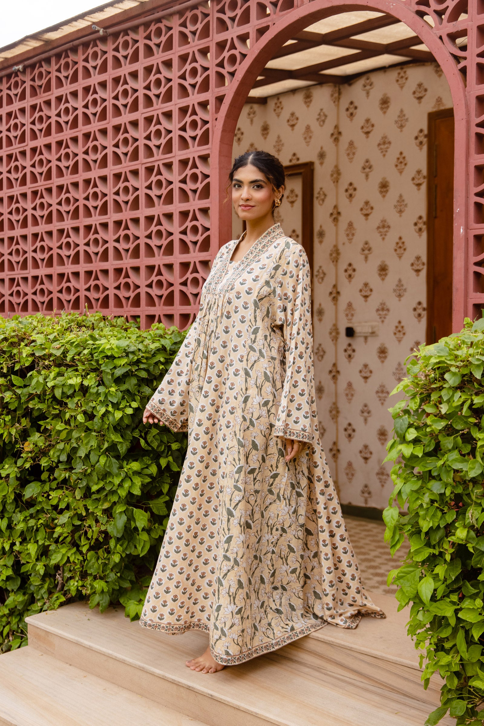 Ivory Abeer Kaftan Dress - image 3
