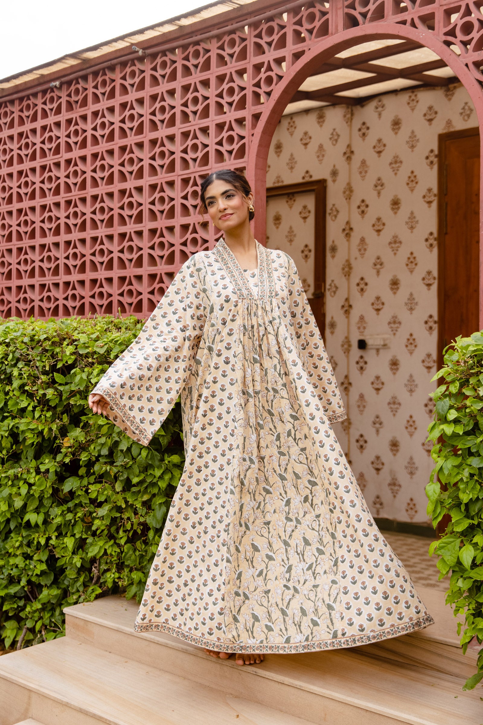 Ivory Abeer Kaftan Dress - image 2