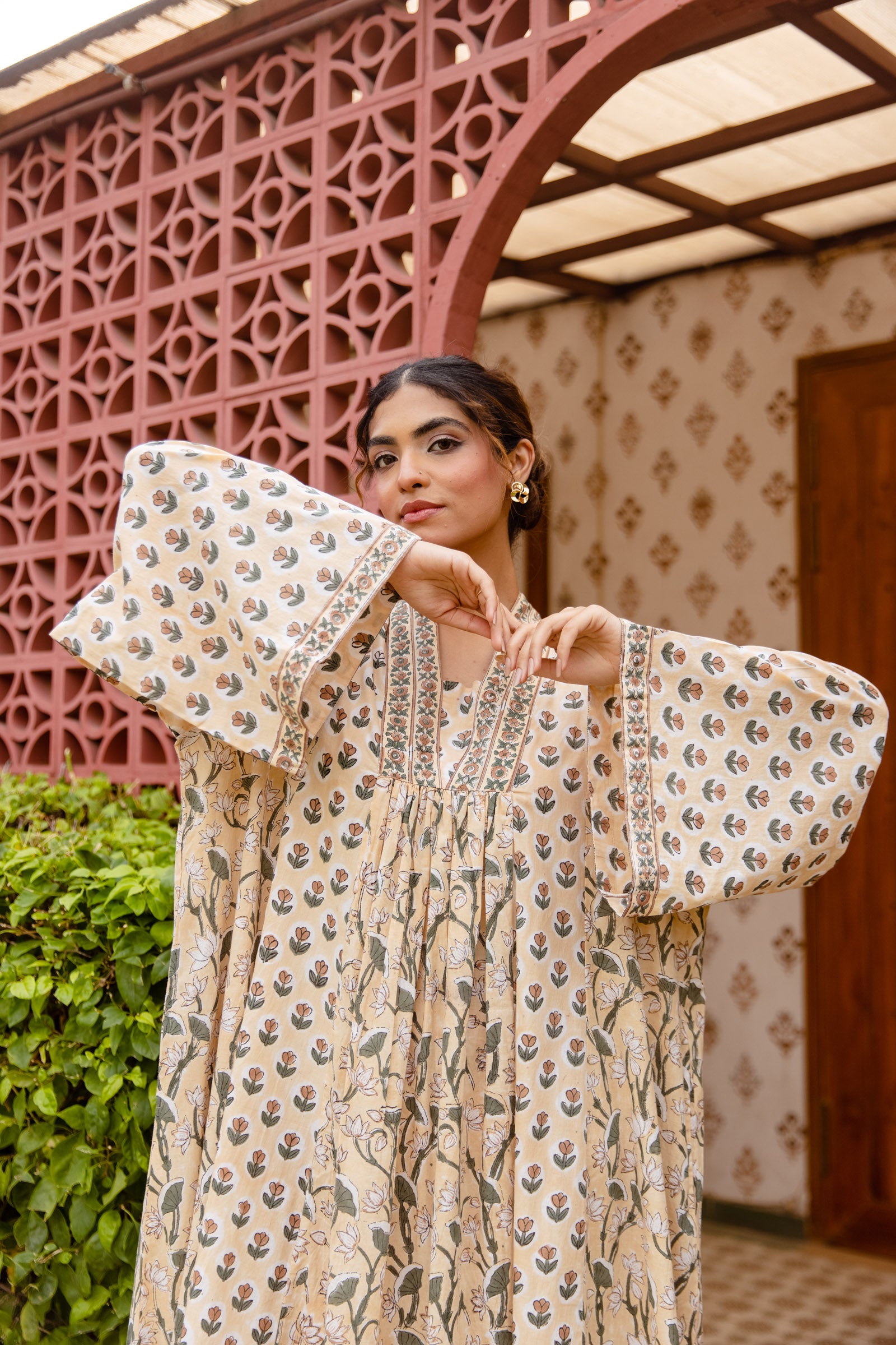 Ivory Abeer Kaftan Dress - image 4