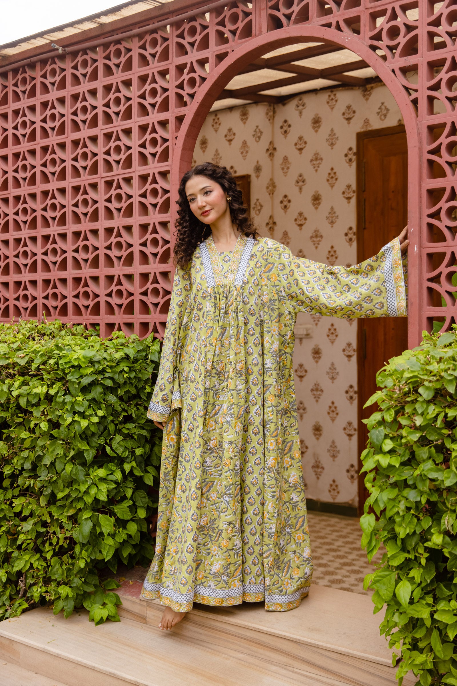 Olive Abeer Kaftan Dress - image 2