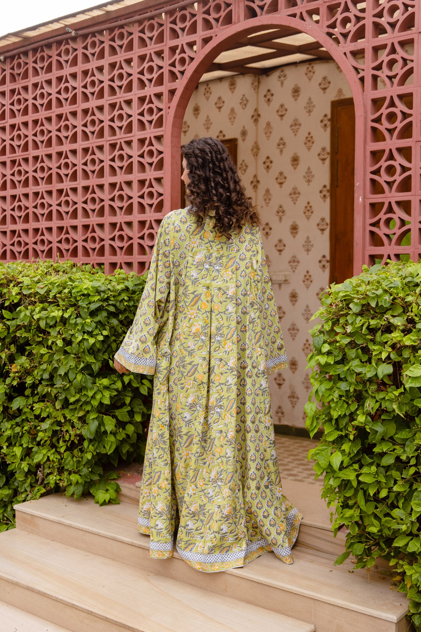 Olive Abeer Kaftan Dress - image 6
