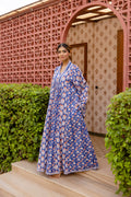 Indigo Abeer Kaftan Dress - Free Size