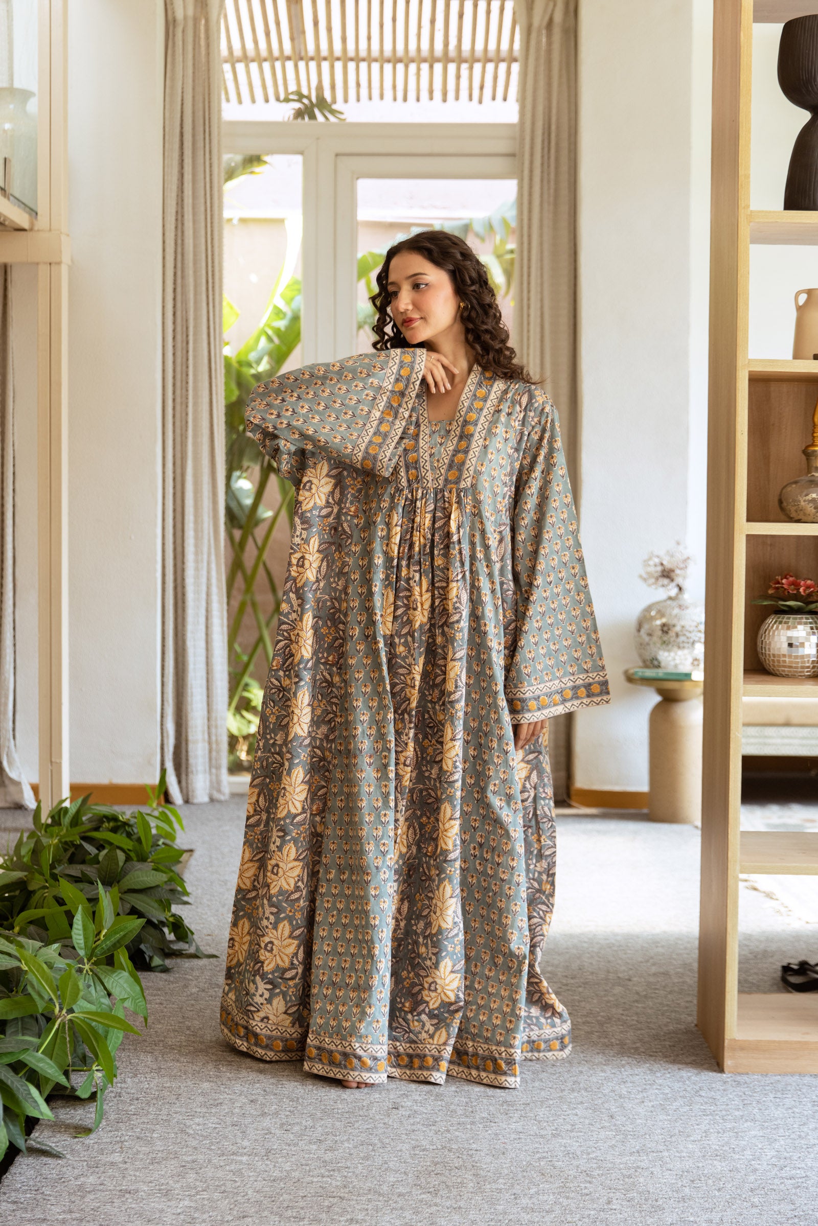 Mist Abeer Kaftan Dress - image 2