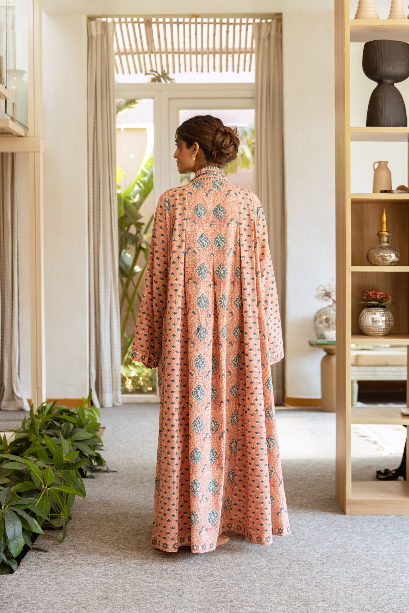 Peach Abeer Kaftan Dress - image 6