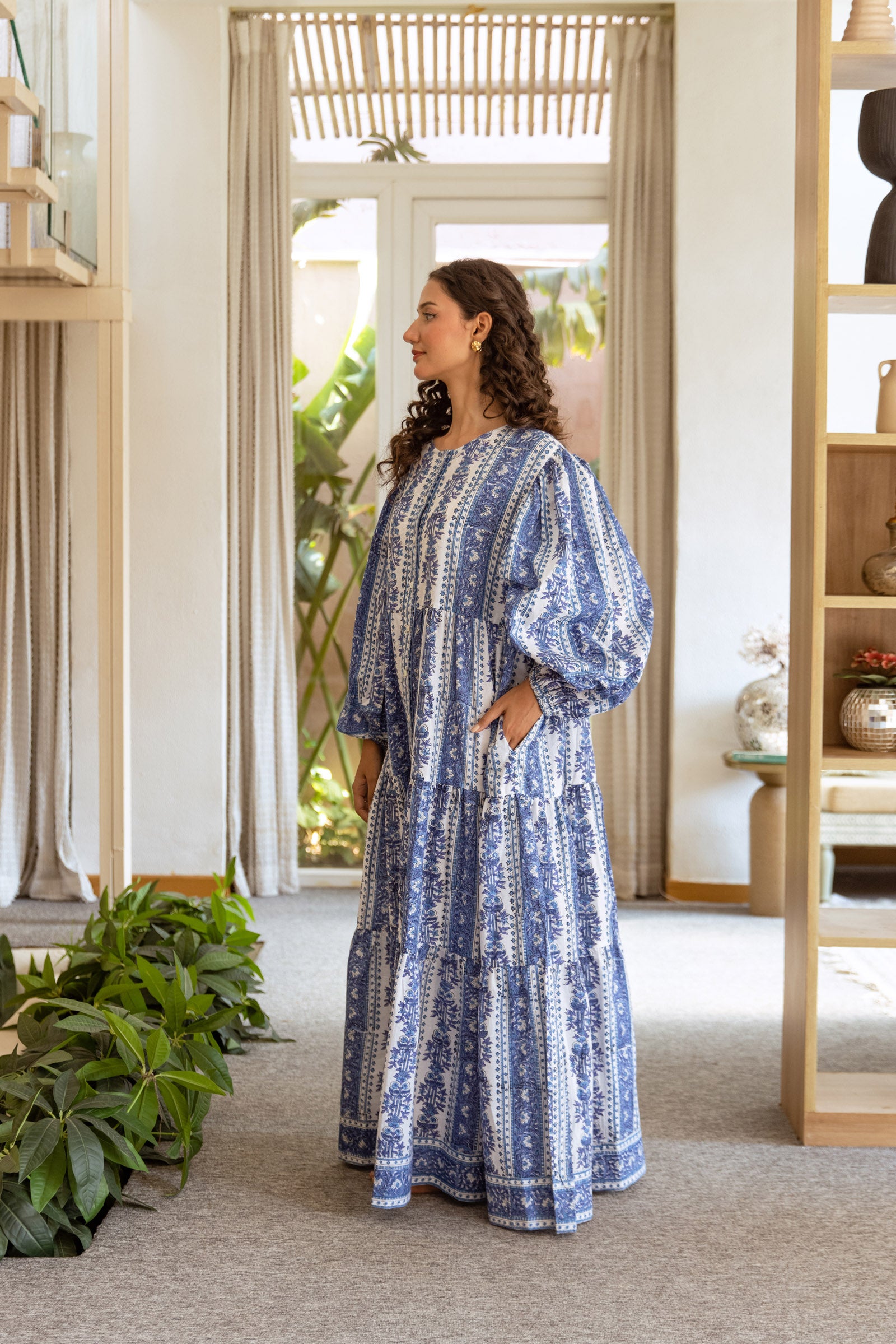 Azure Tara Belted Dress - image 3