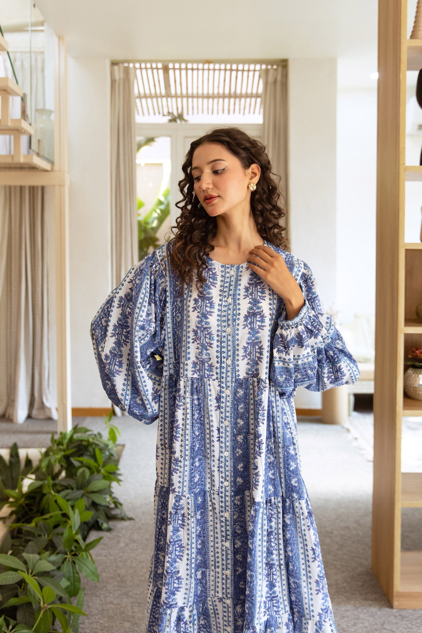Azure Tara Belted Dress - image 4
