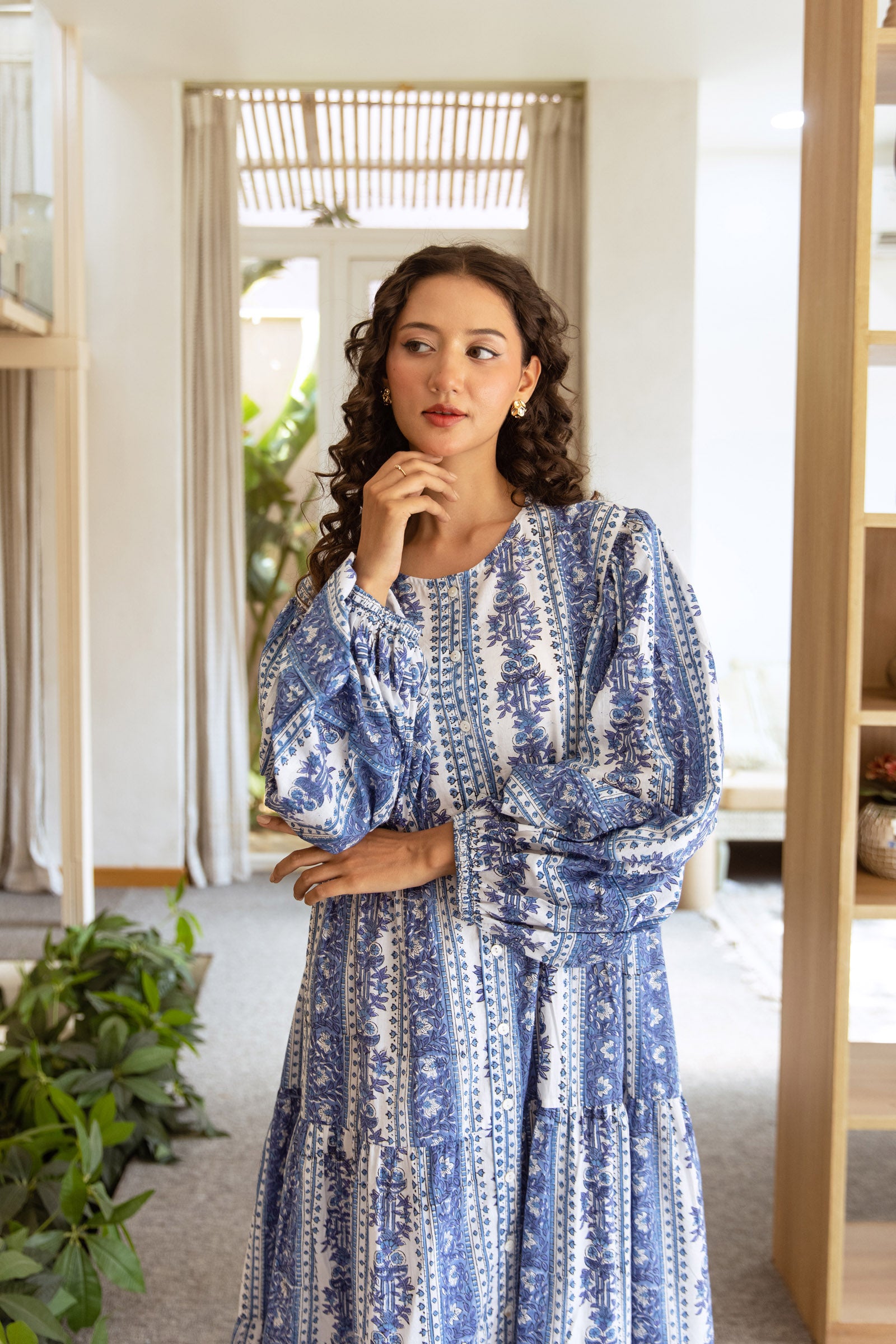 Azure Tara Belted Dress - image 7