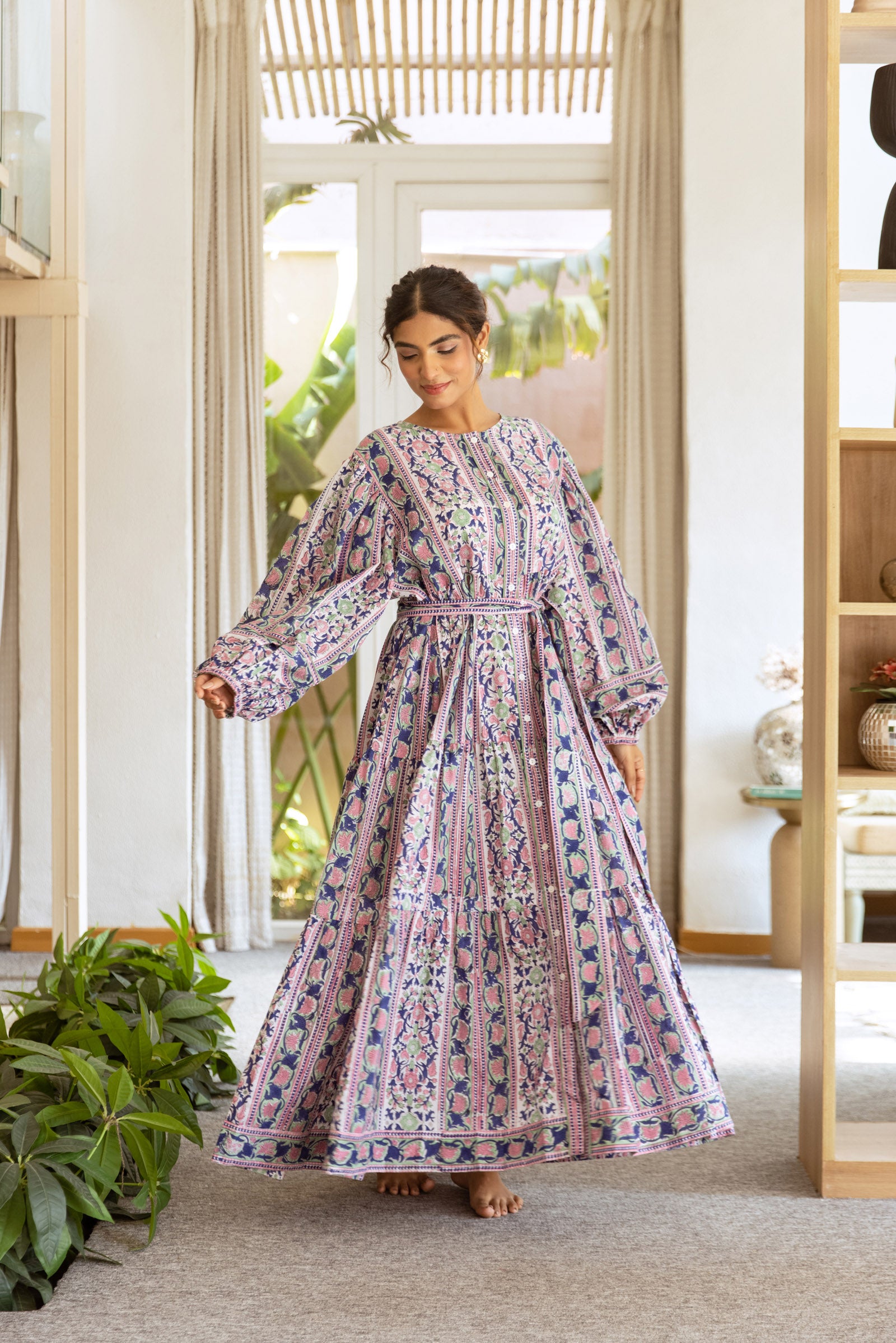 Coral Tara Maxi Dress - image 2