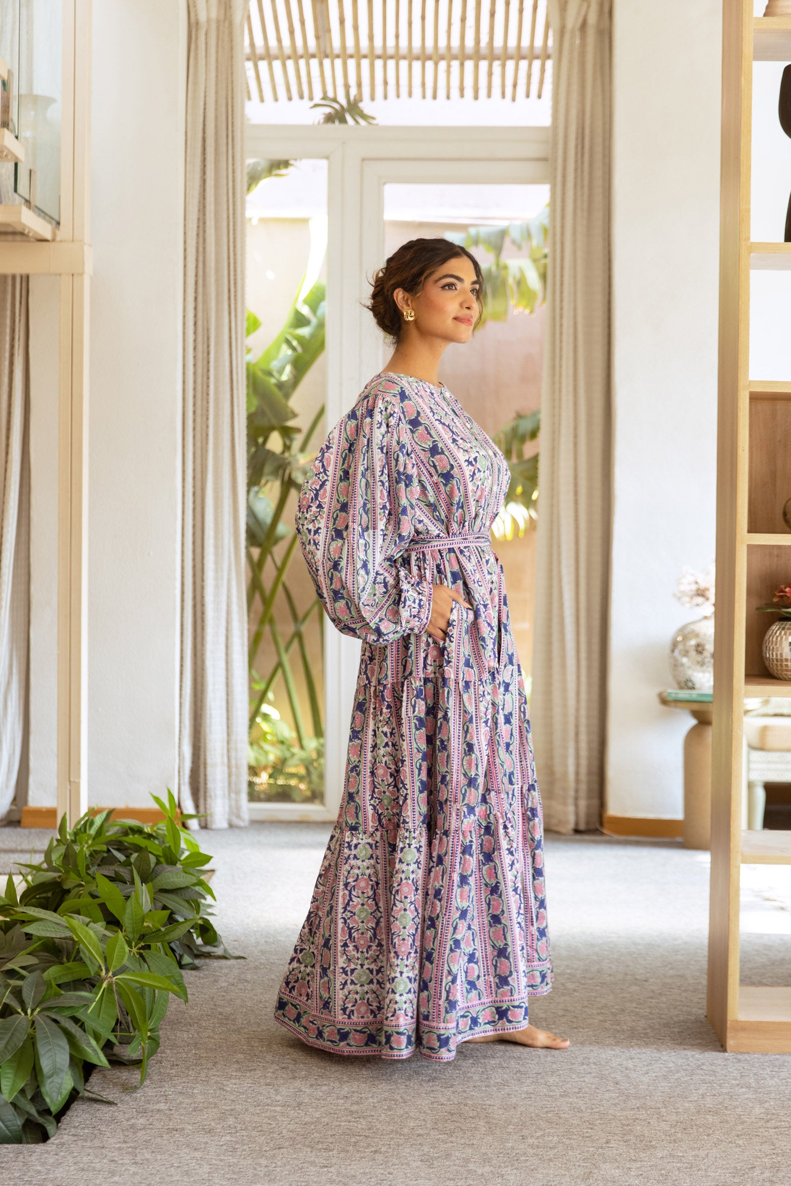 Coral Tara Maxi Dress - image 3